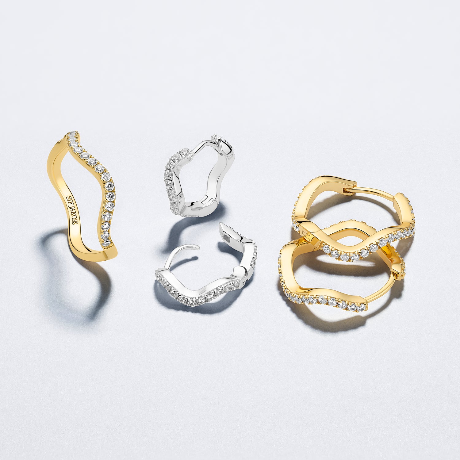 925 Sterling silver | Vit | Medio
