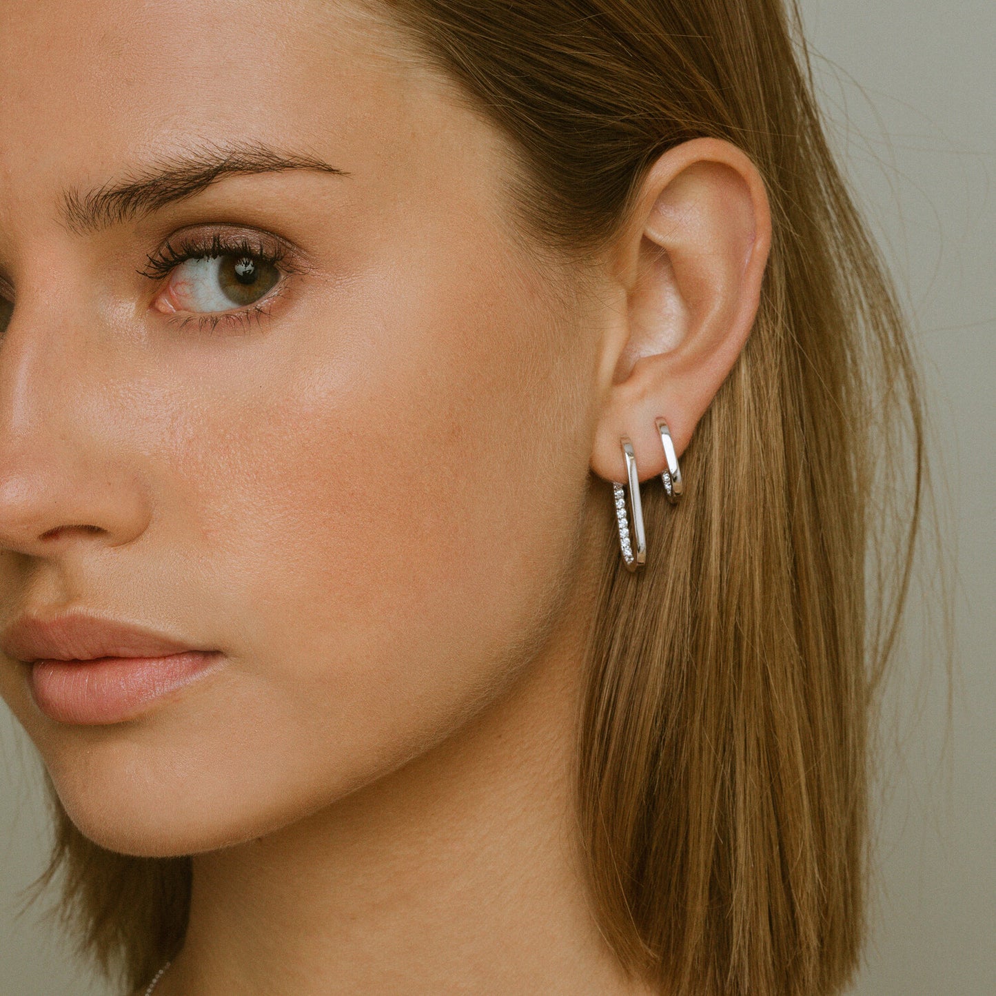 925 Sterling silver | Vit | Medio