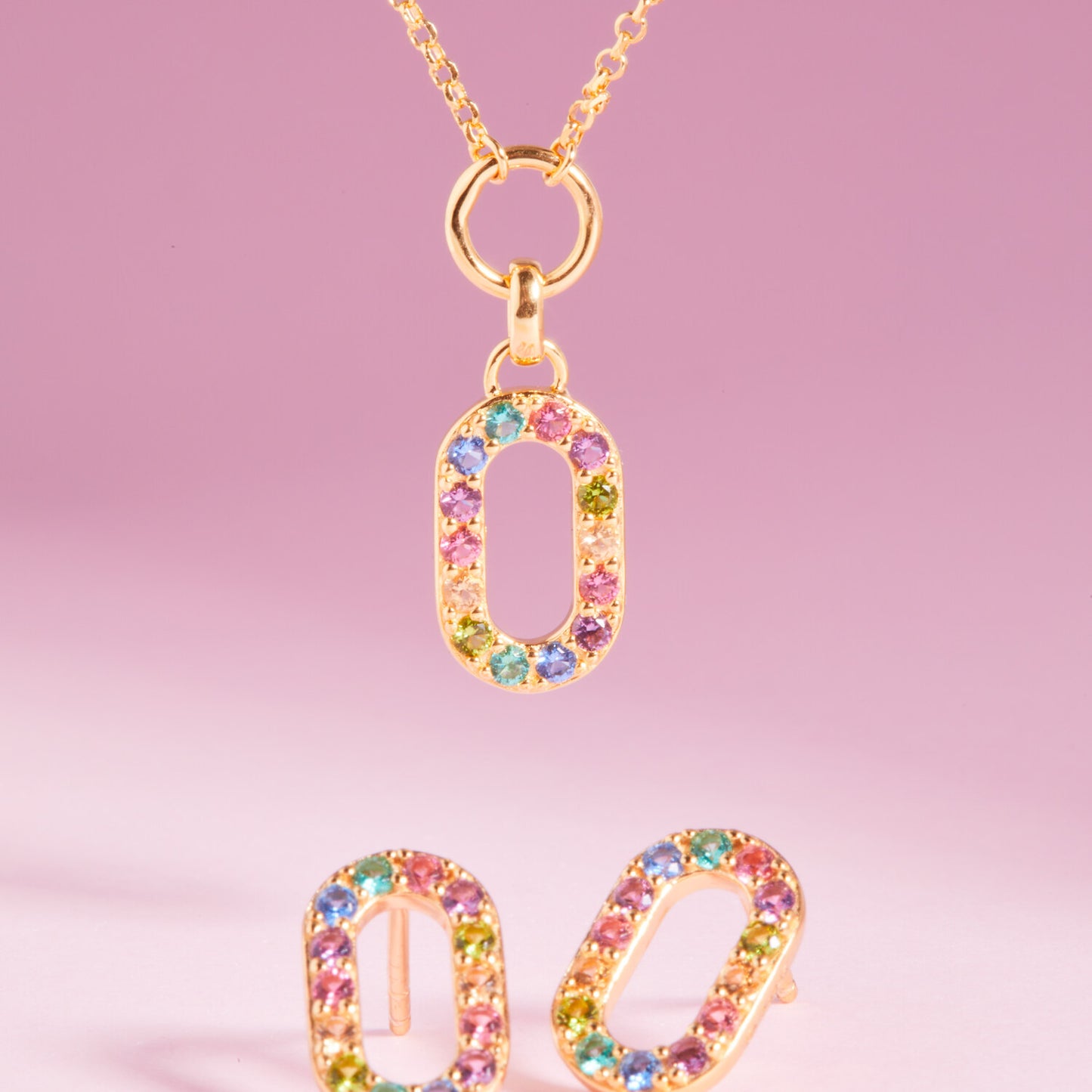 18k Guldpläterad | Rainbow