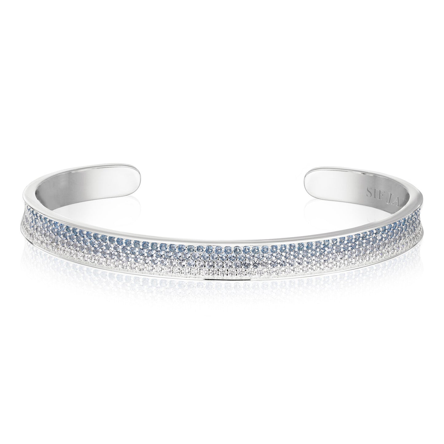925 Sterling silver | Blå gradient