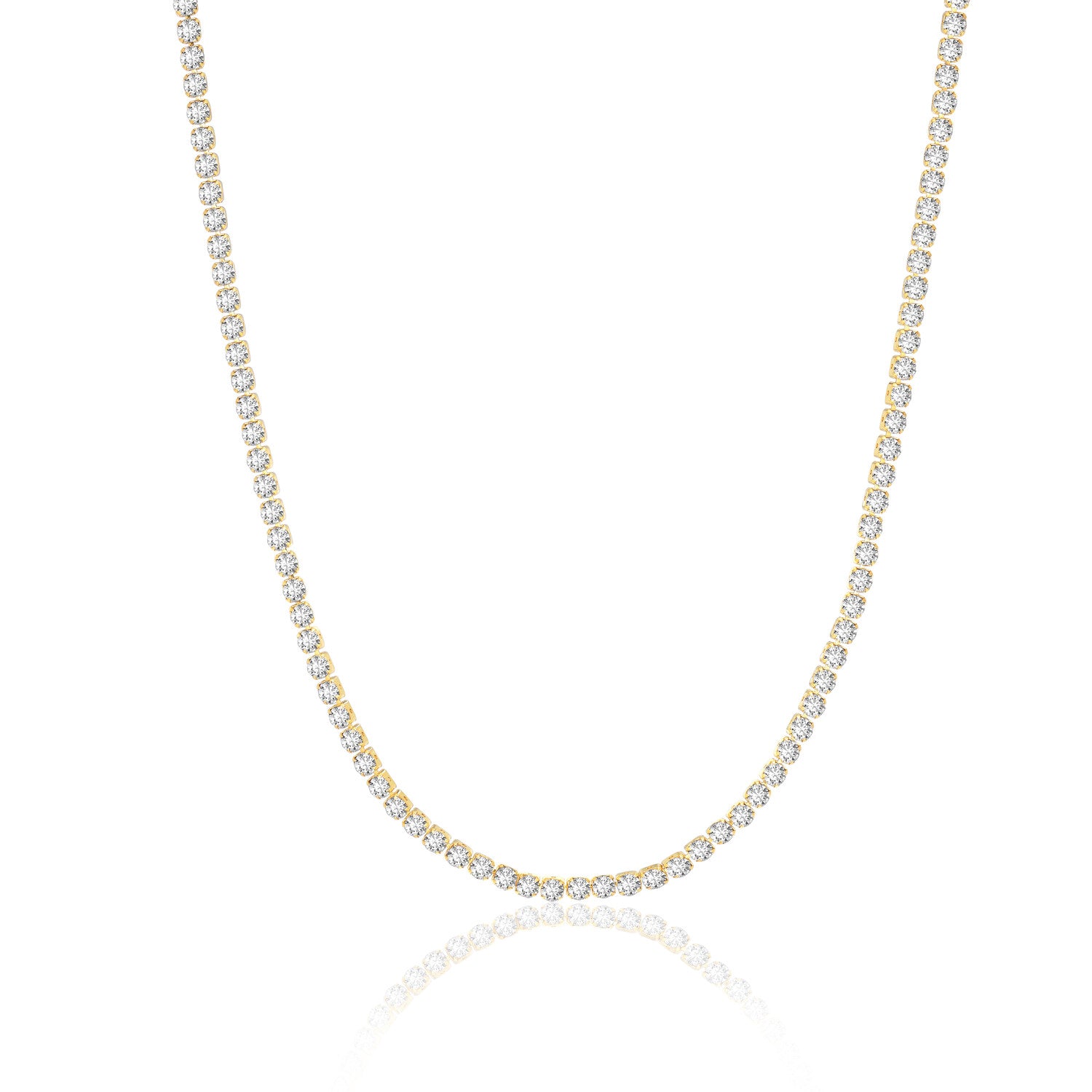 18 kt. förgylld | Vit | 43 cm, 18 kt. förgylld | Vit | 38 cm