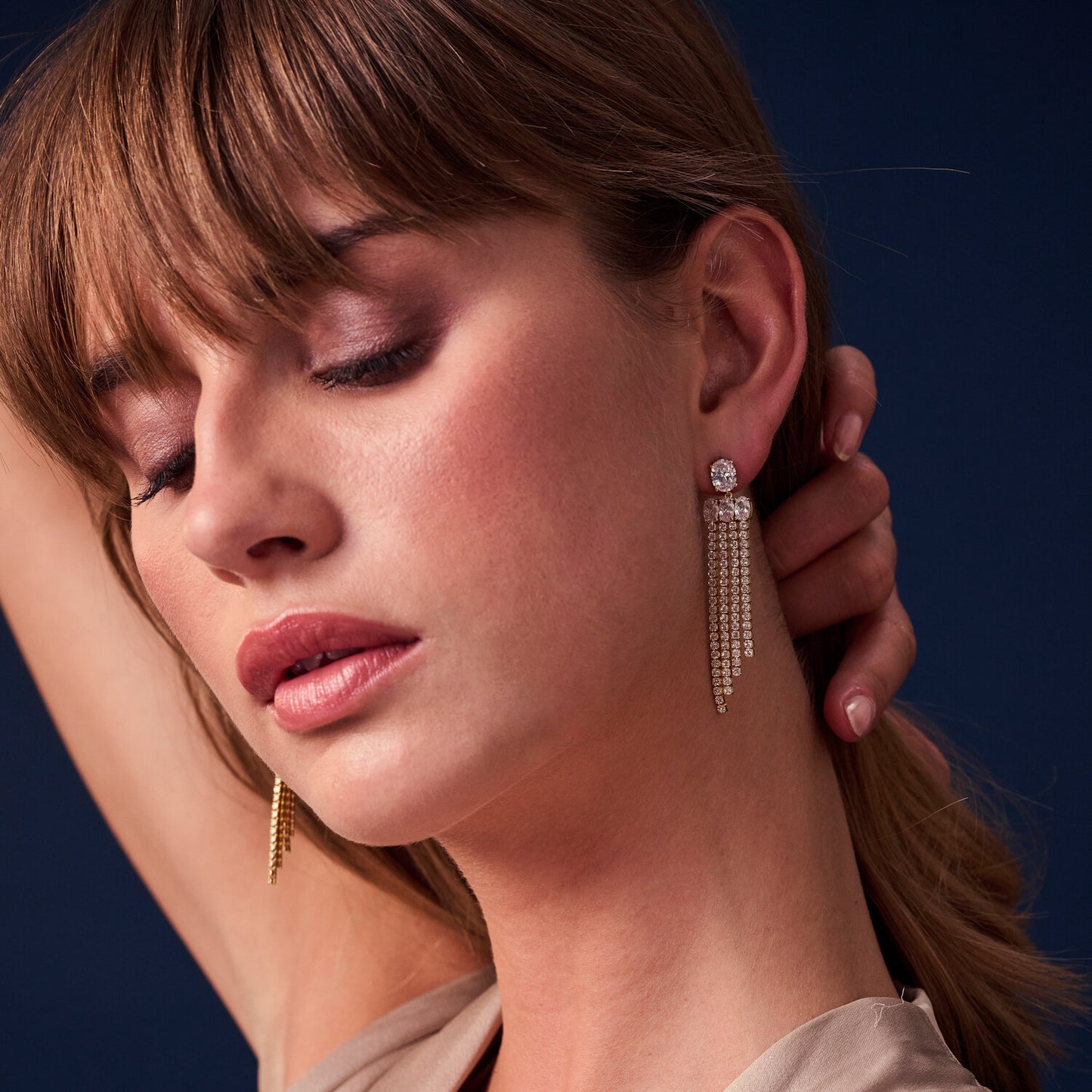 18k Guldpläterad | Vit