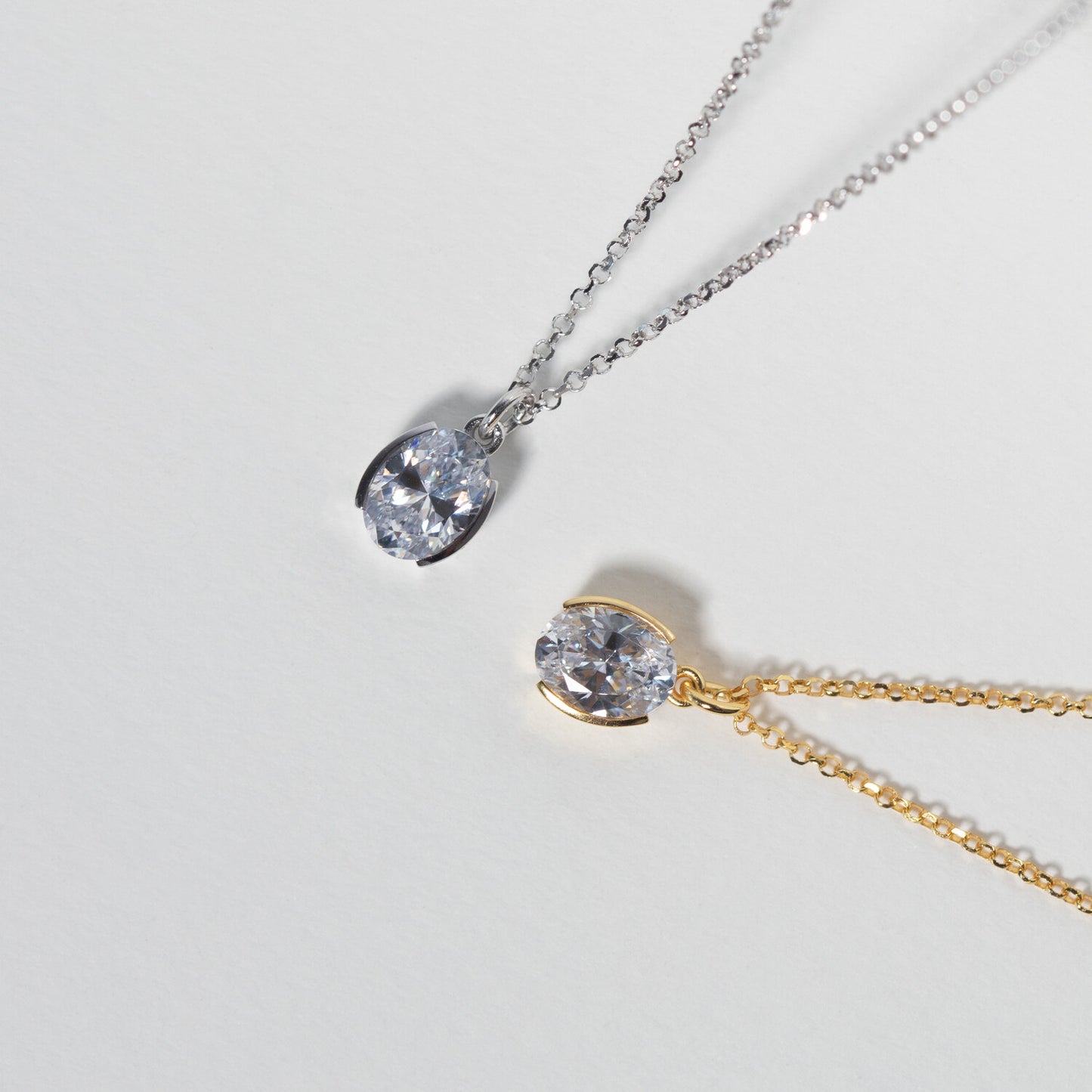 18k Guldpläterad | Vit