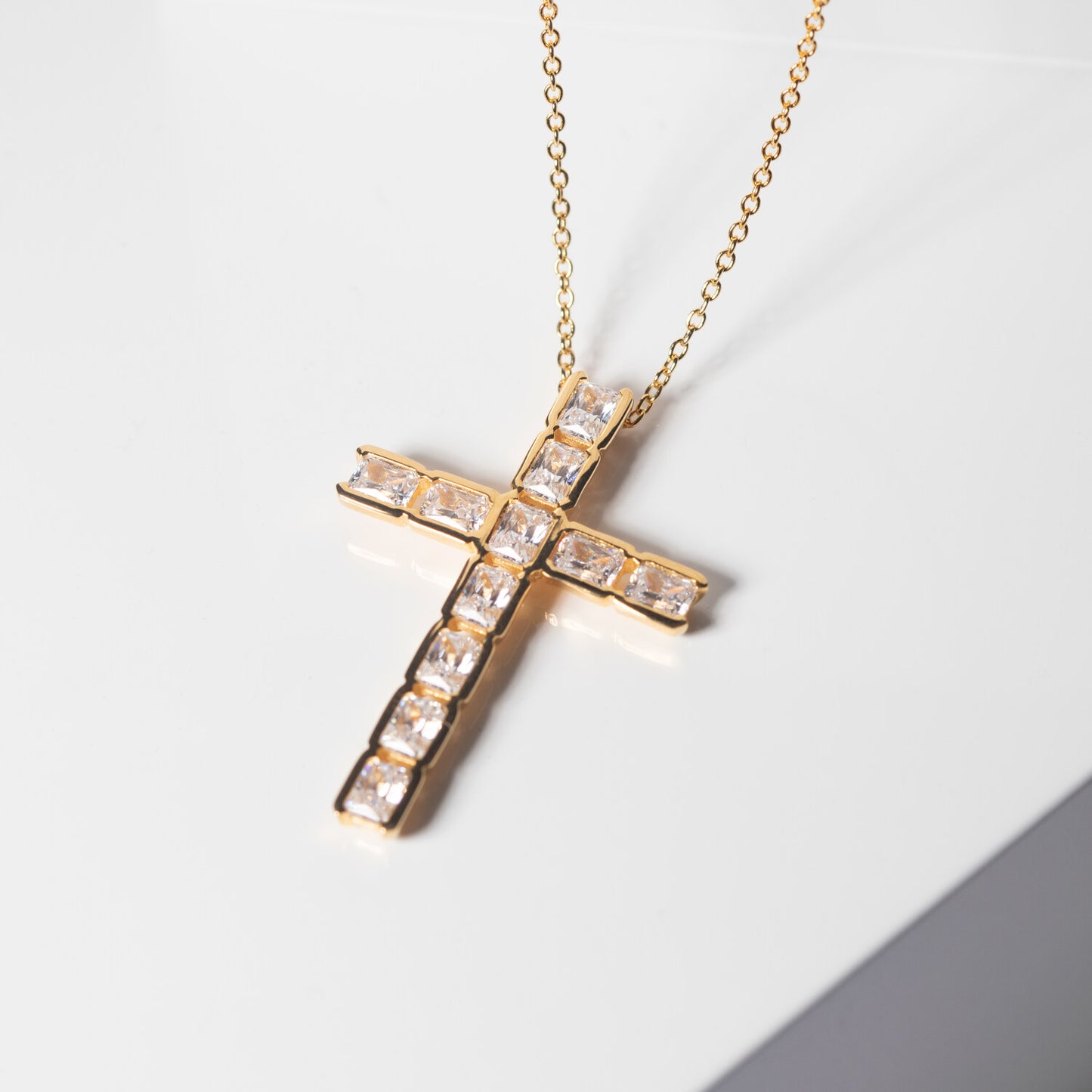 18k Guldpläterad | Vit