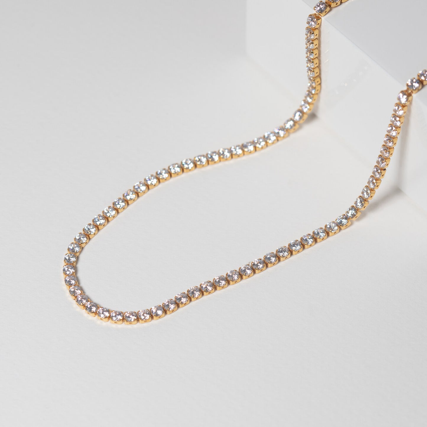 18 kt. förgylld | Vit | 43 cm, 18 kt. förgylld | Vit | 38 cm