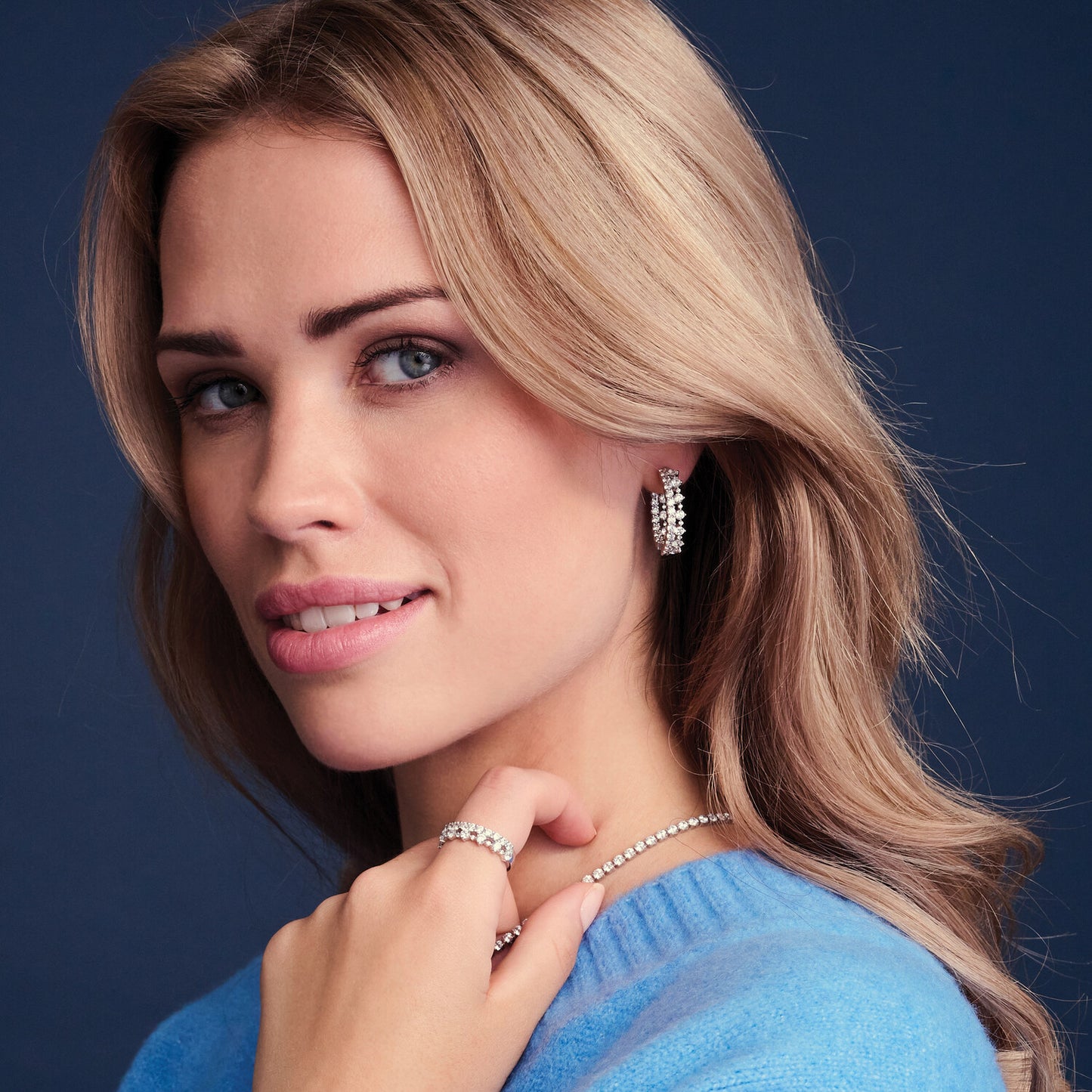 925 Sterling silver | Vit | Grande