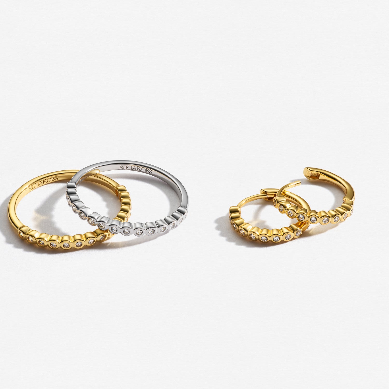 925 Sterling silver | Vit | 58, 925 Sterling silver | Vit | 56, 925 Sterling silver | Vit | 54, 925 Sterling silver | Vit | 52, 925 Sterling silver | Vit | 50, 925 Sterling silver | Vit | 48