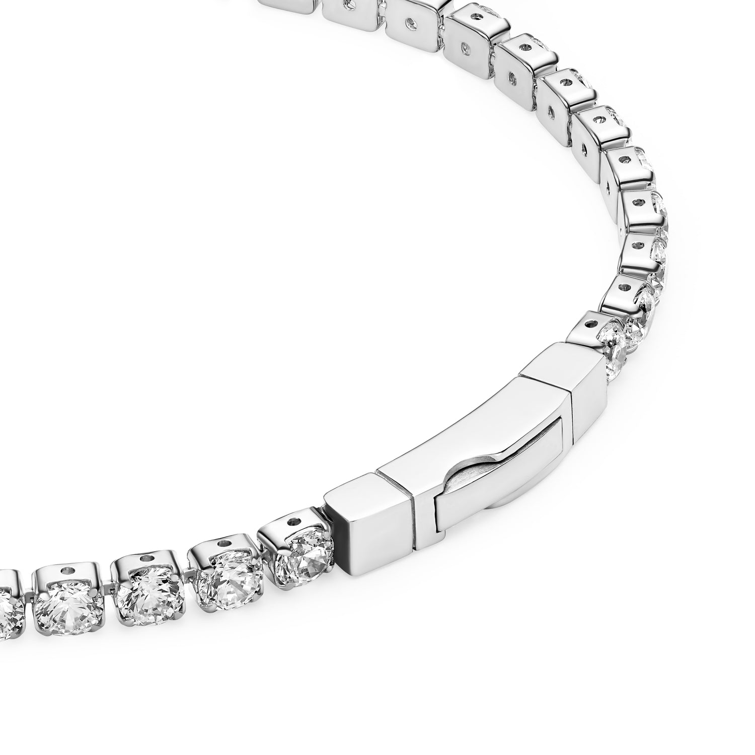 925 Sterling silver | Vit | 19 cm, 925 Sterling silver | Vit | 18 cm, 925 Sterling silver | Vit | 17 cm