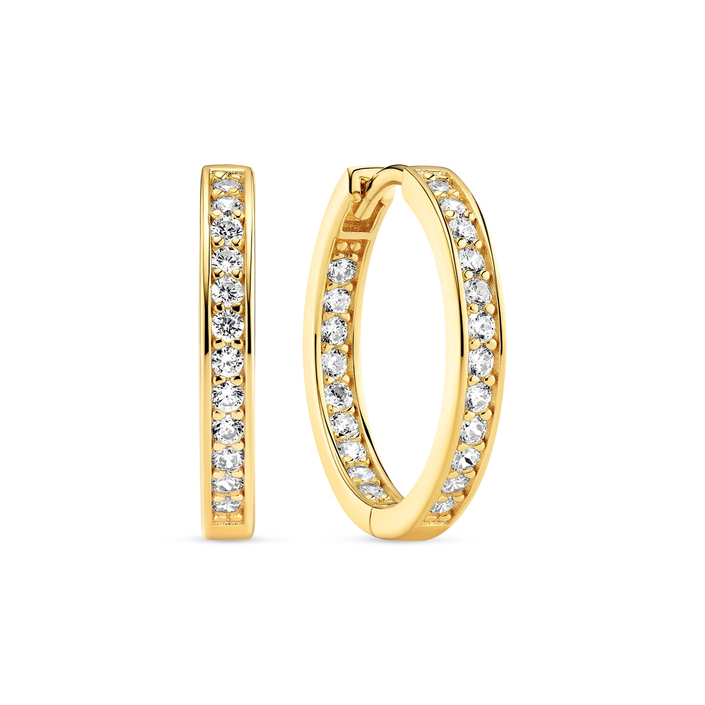 18k Guldpläterad | Vit