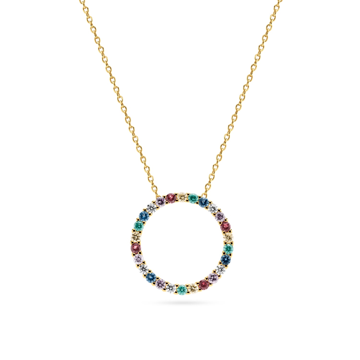 18k Guldpläterad | Rainbow | 45-60 cm, 18k Guldpläterad | Rainbow | 38-45 cm