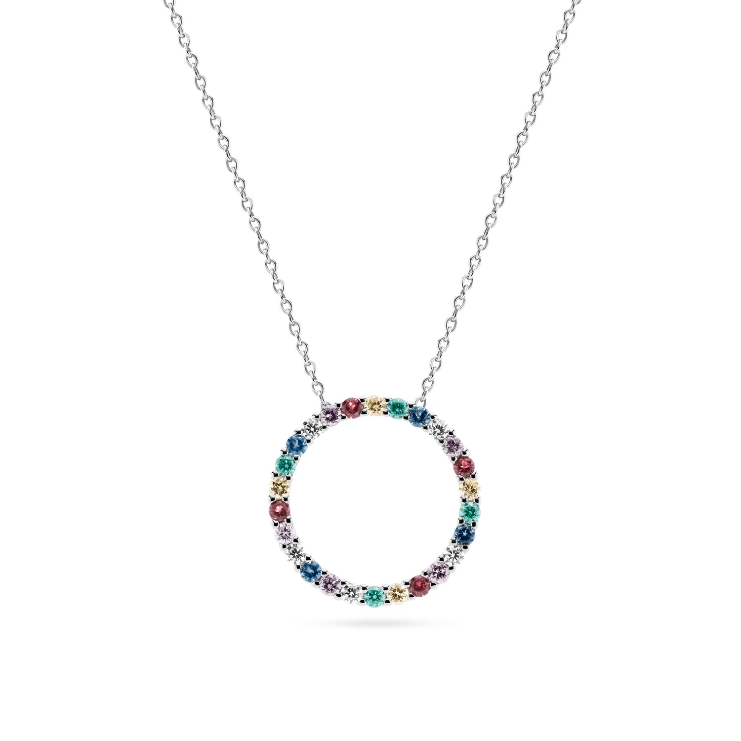 925 Sterling silver | Rainbow | 45-60 cm, 925 Sterling silver | Rainbow | 38-45 cm