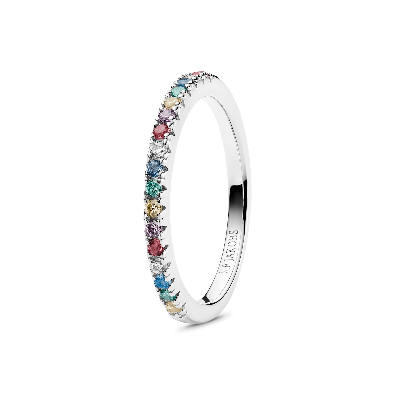 925 Sterling silver | Rainbow | 60, 925 Sterling silver | Rainbow | 58, 925 Sterling silver | Rainbow | 56, 925 Sterling silver | Rainbow | 54, 925 Sterling silver | Rainbow | 52, 925 Sterling silver | Rainbow | 50