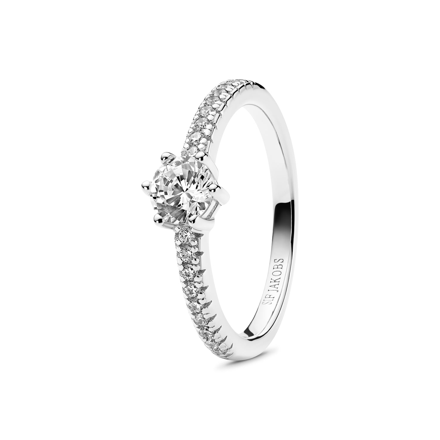 925 Sterling silver | Vit | 58, 925 Sterling silver | Vit | 56, 925 Sterling silver | Vit | 54, 925 Sterling silver | Vit | 52, 925 Sterling silver | Vit | 50