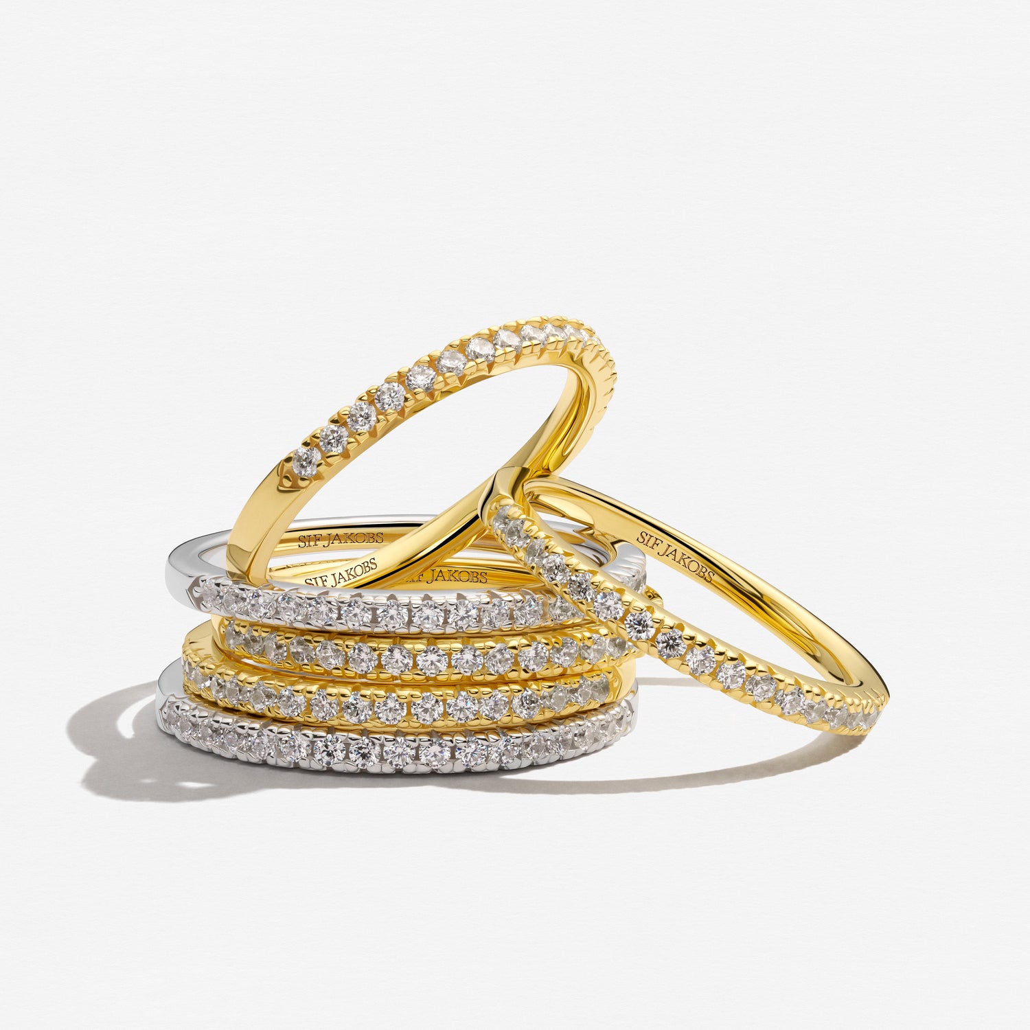 925 Sterling silver | Vit | 60, 925 Sterling silver | Vit | 58, 925 Sterling silver | Vit | 56, 925 Sterling silver | Vit | 54, 925 Sterling silver | Vit | 52, 925 Sterling silver | Vit | 50
