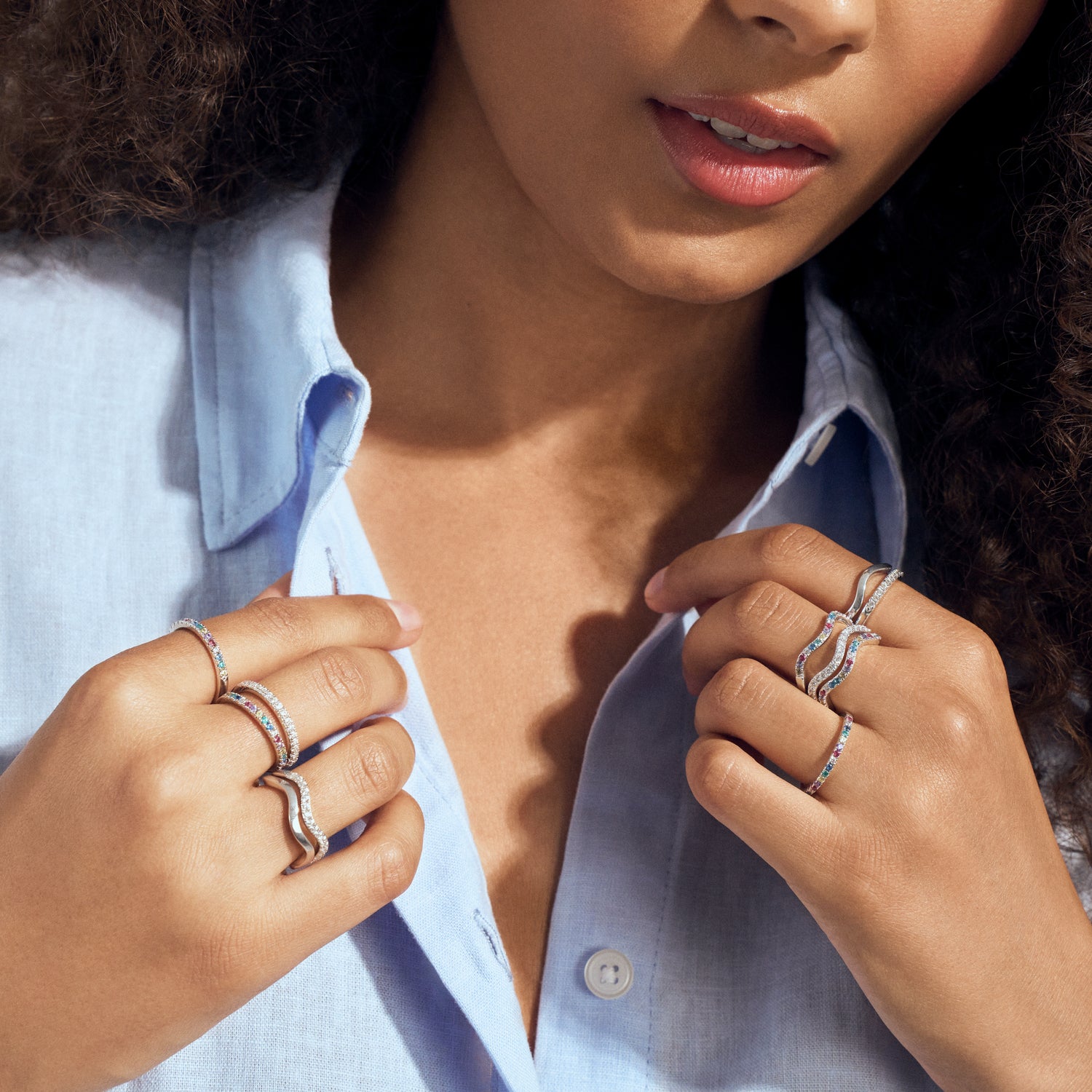 925 Sterling silver | Vit | 60, 925 Sterling silver | Vit | 58, 925 Sterling silver | Vit | 54, 925 Sterling silver | Vit | 52, 925 Sterling silver | Vit | 50, 925 Sterling silver | Vit | 56