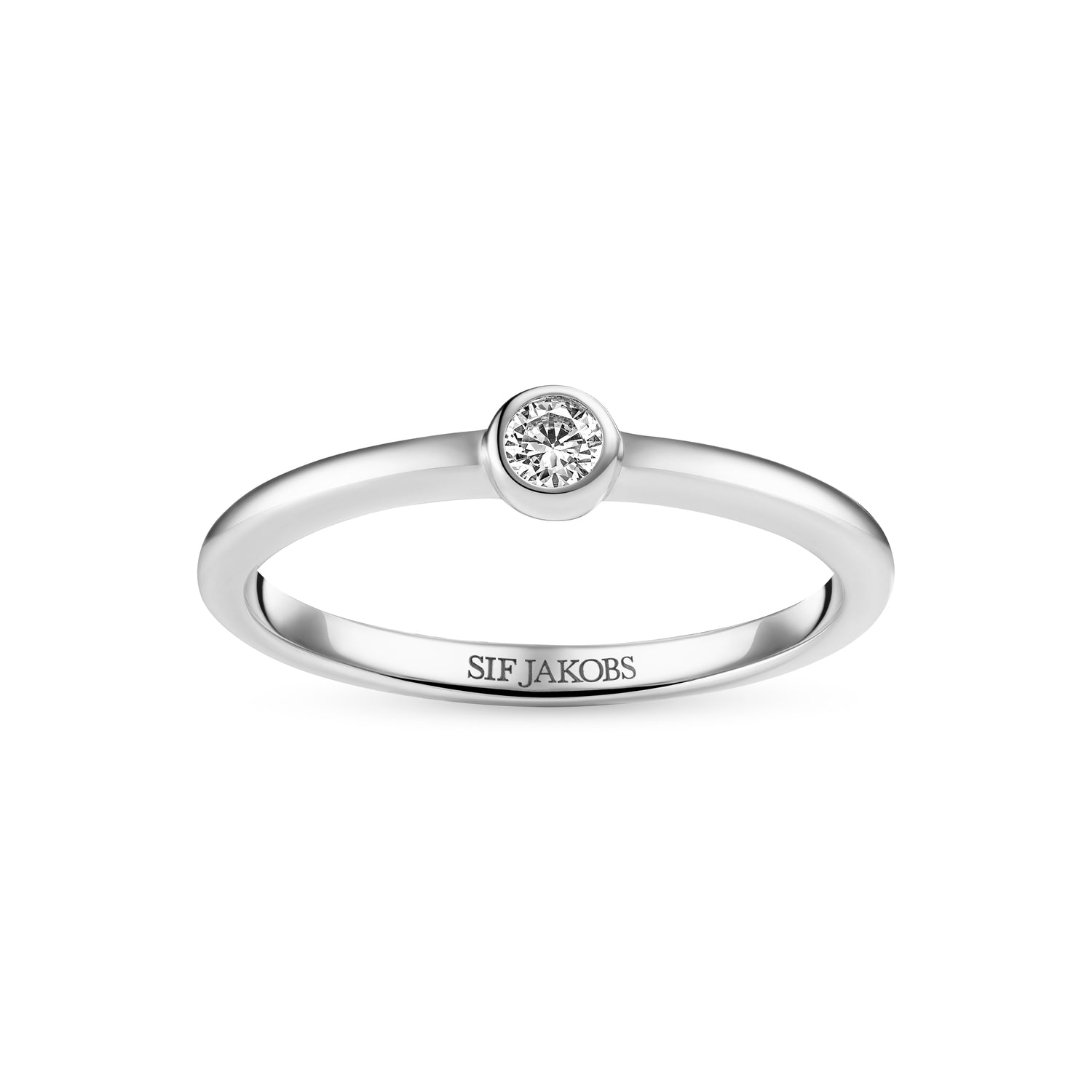 925 Sterling silver | Vit | 58, 925 Sterling silver | Vit | 56, 925 Sterling silver | Vit | 54, 925 Sterling silver | Vit | 52, 925 Sterling silver | Vit | 50, 925 Sterling silver | Vit | 48
