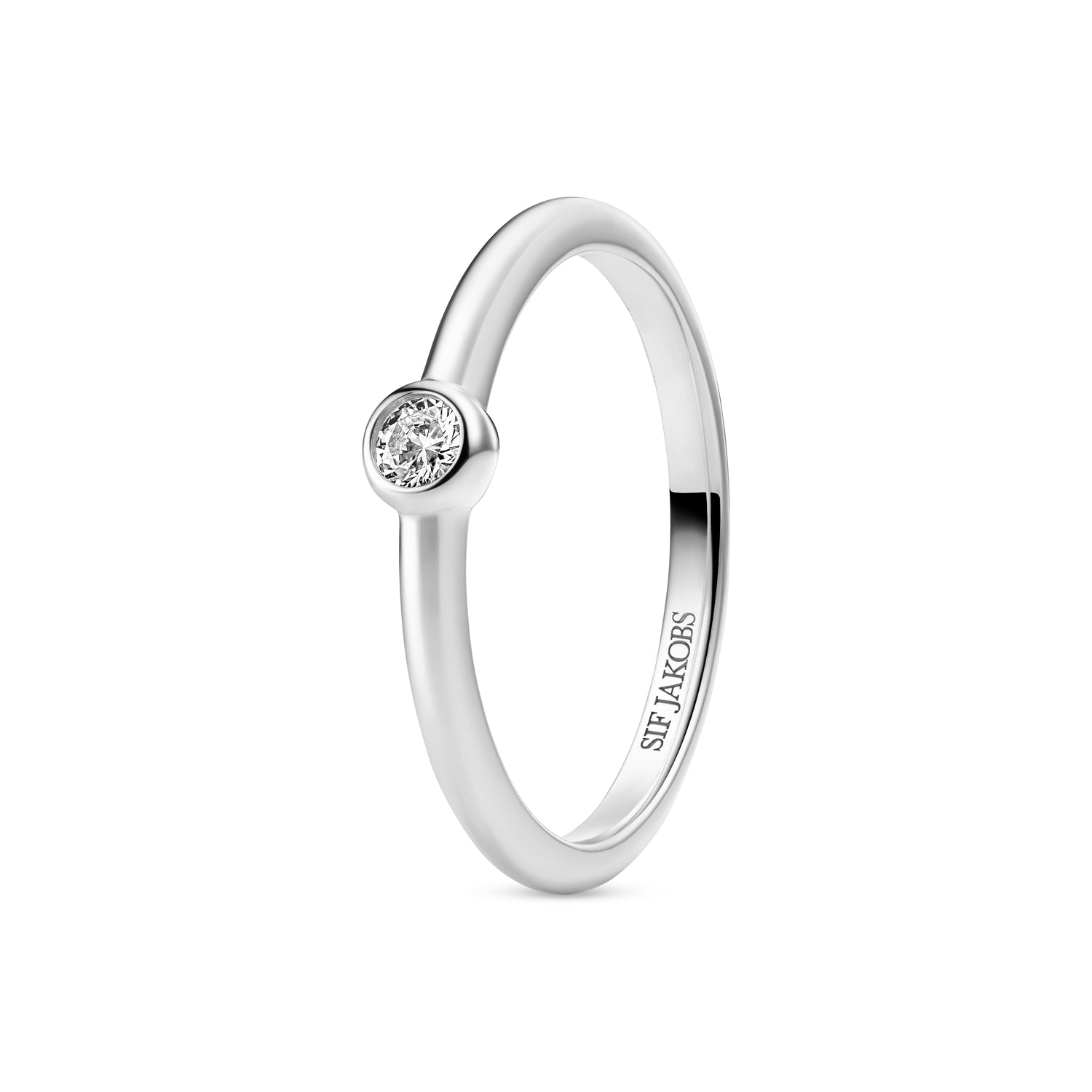 925 Sterling silver | Vit | 58, 925 Sterling silver | Vit | 56, 925 Sterling silver | Vit | 54, 925 Sterling silver | Vit | 52, 925 Sterling silver | Vit | 50, 925 Sterling silver | Vit | 48