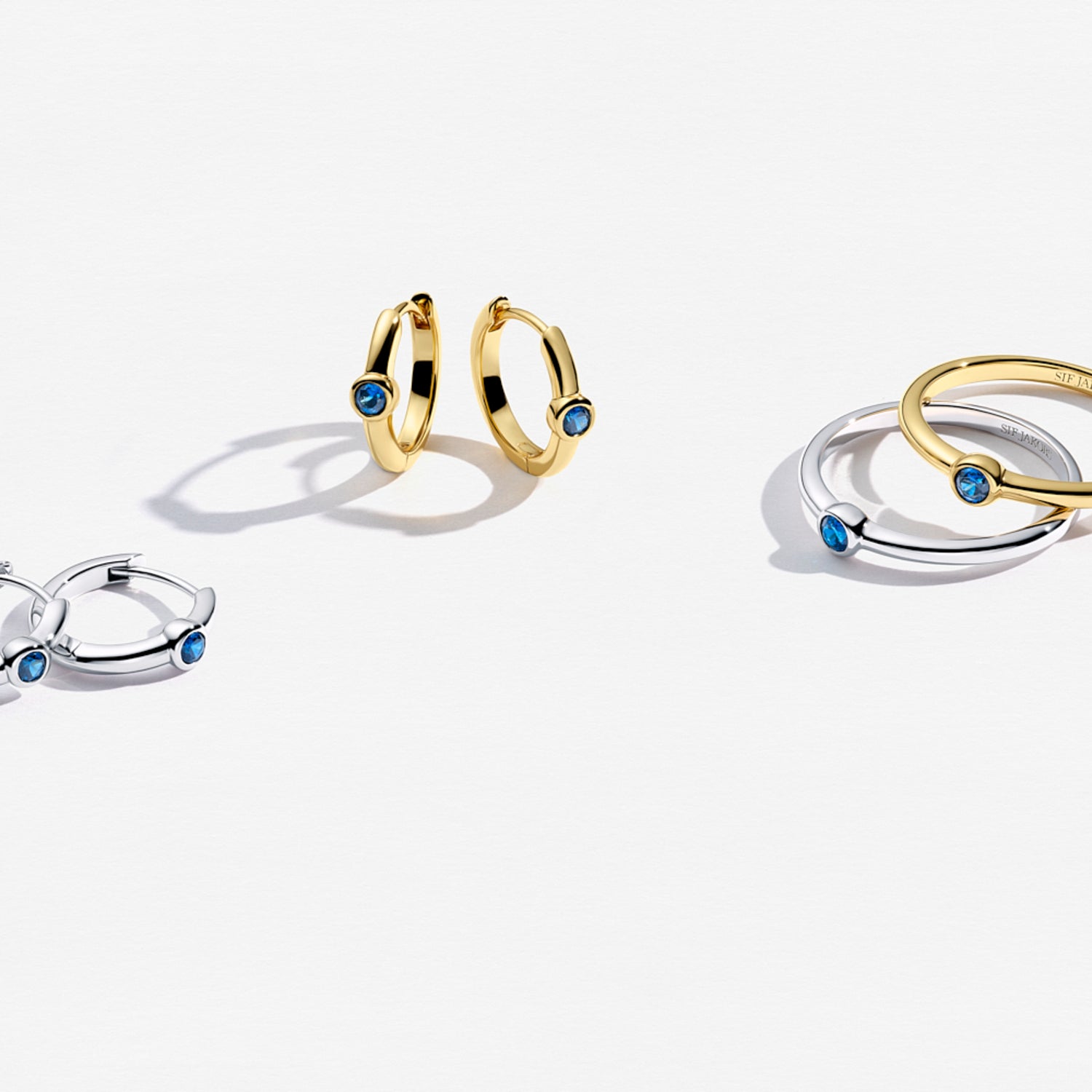 925 Sterling silver | Blå
