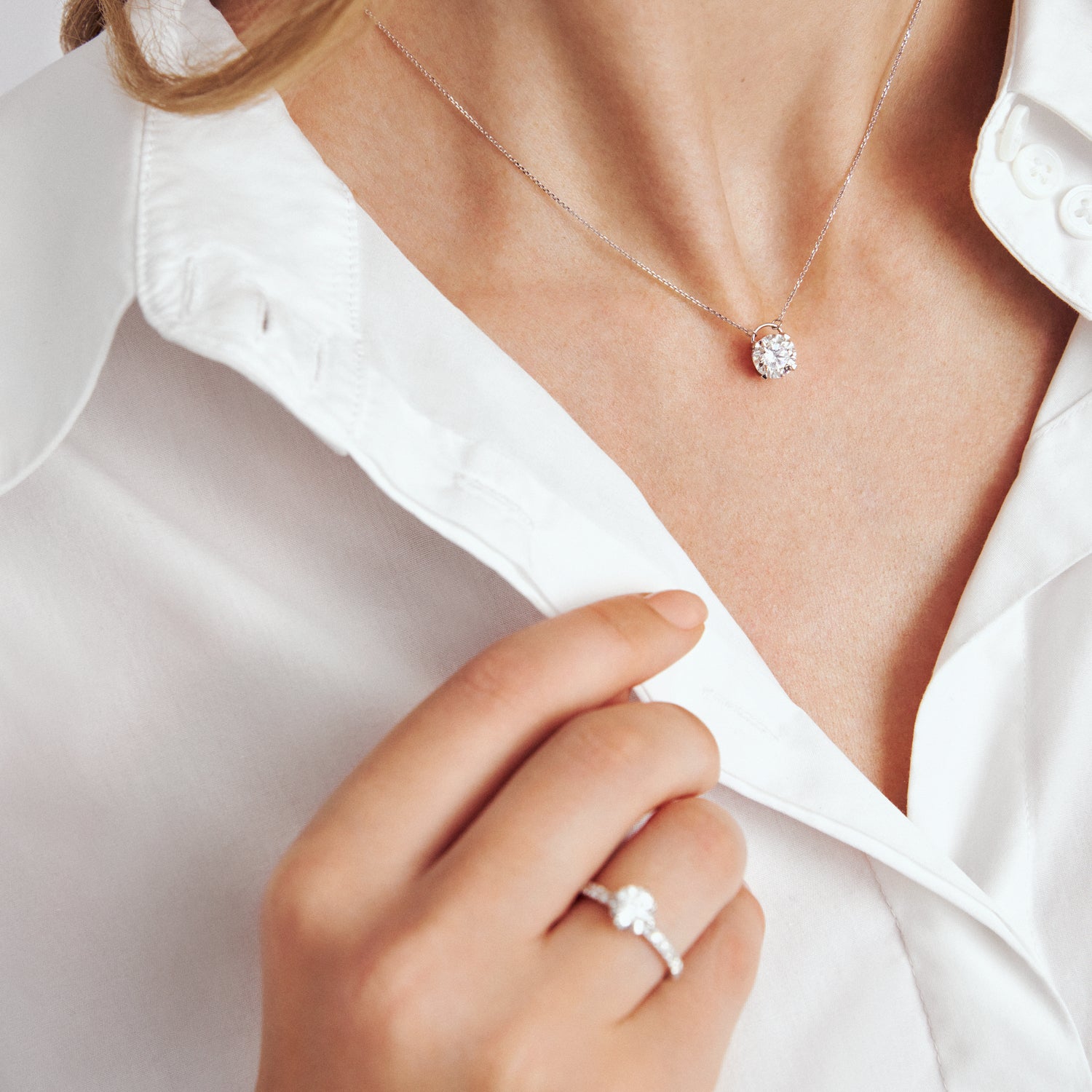 14k Vitguld | 2.00 ct