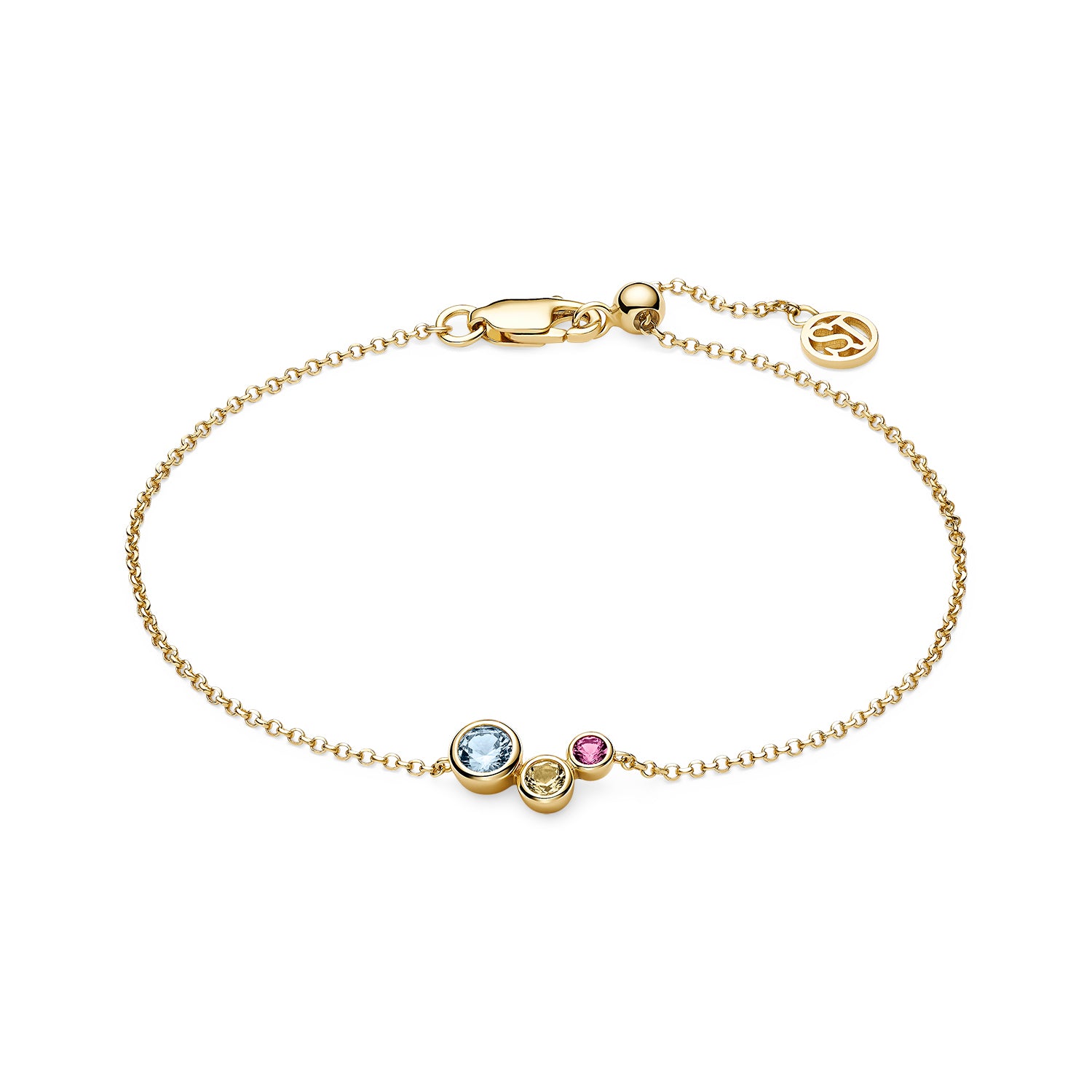 18k Guldpläterad | Mångfärgad