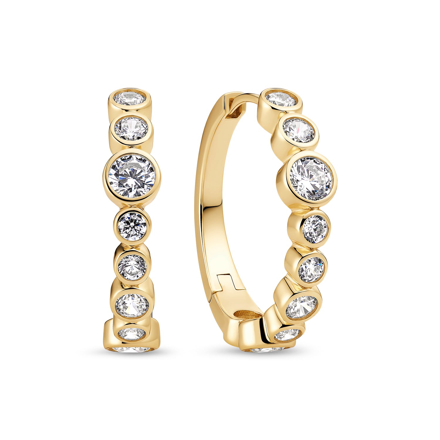 18k Guldpläterad | Vit