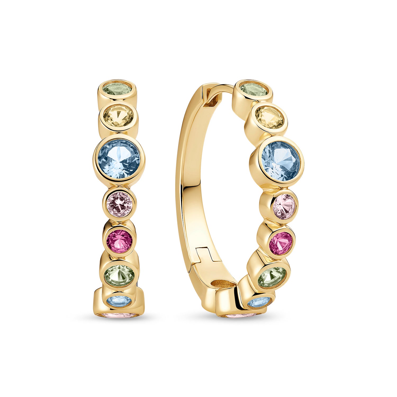 18k Guldpläterad | Mångfärgad