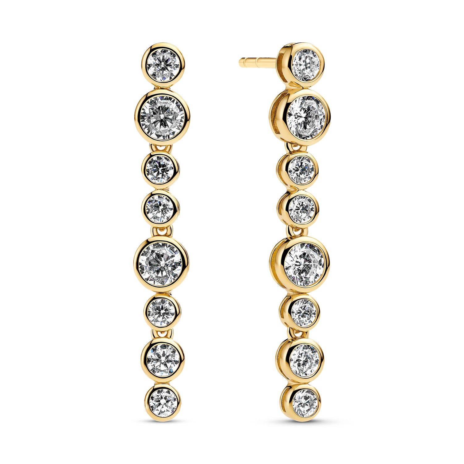 18k Guldpläterad | Vit | Piccolo