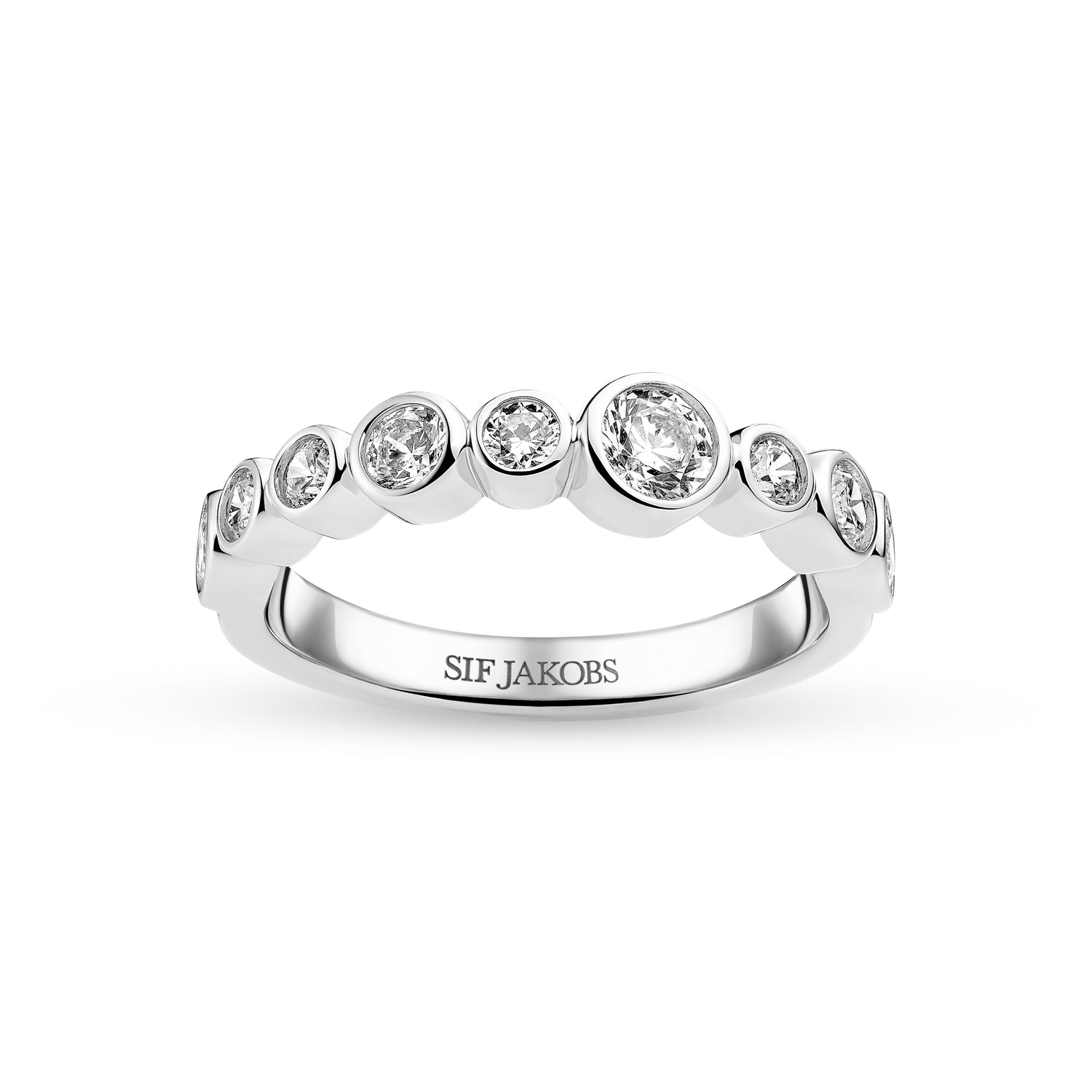 925 Sterling silver | Vit | 60, 925 Sterling silver | Vit | 58, 925 Sterling silver | Vit | 56, 925 Sterling silver | Vit | 54, 925 Sterling silver | Vit | 52, 925 Sterling silver | Vit | 50