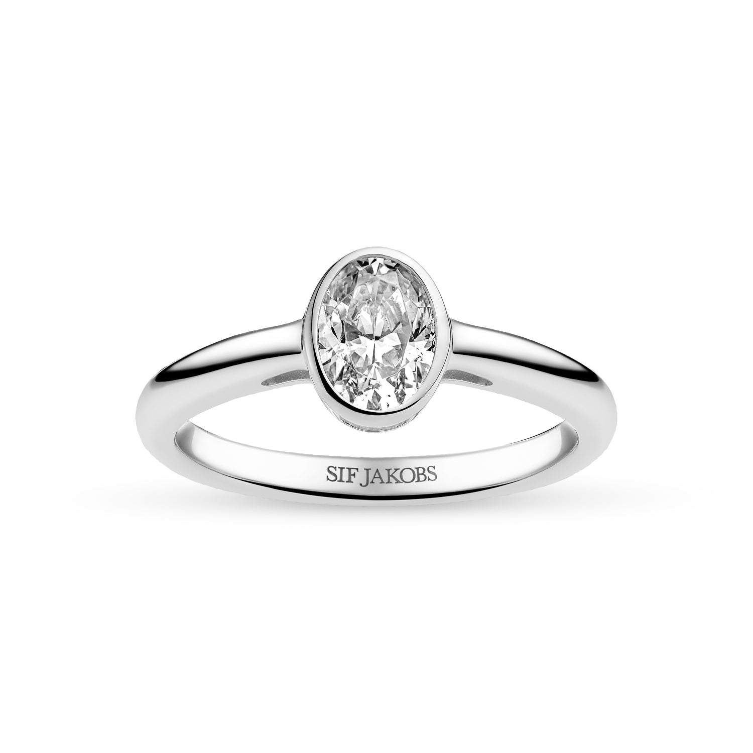 925 Sterling silver | Vit | 60, 925 Sterling silver | Vit | 58, 925 Sterling silver | Vit | 56, 925 Sterling silver | Vit | 54, 925 Sterling silver | Vit | 52, 925 Sterling silver | Vit | 50