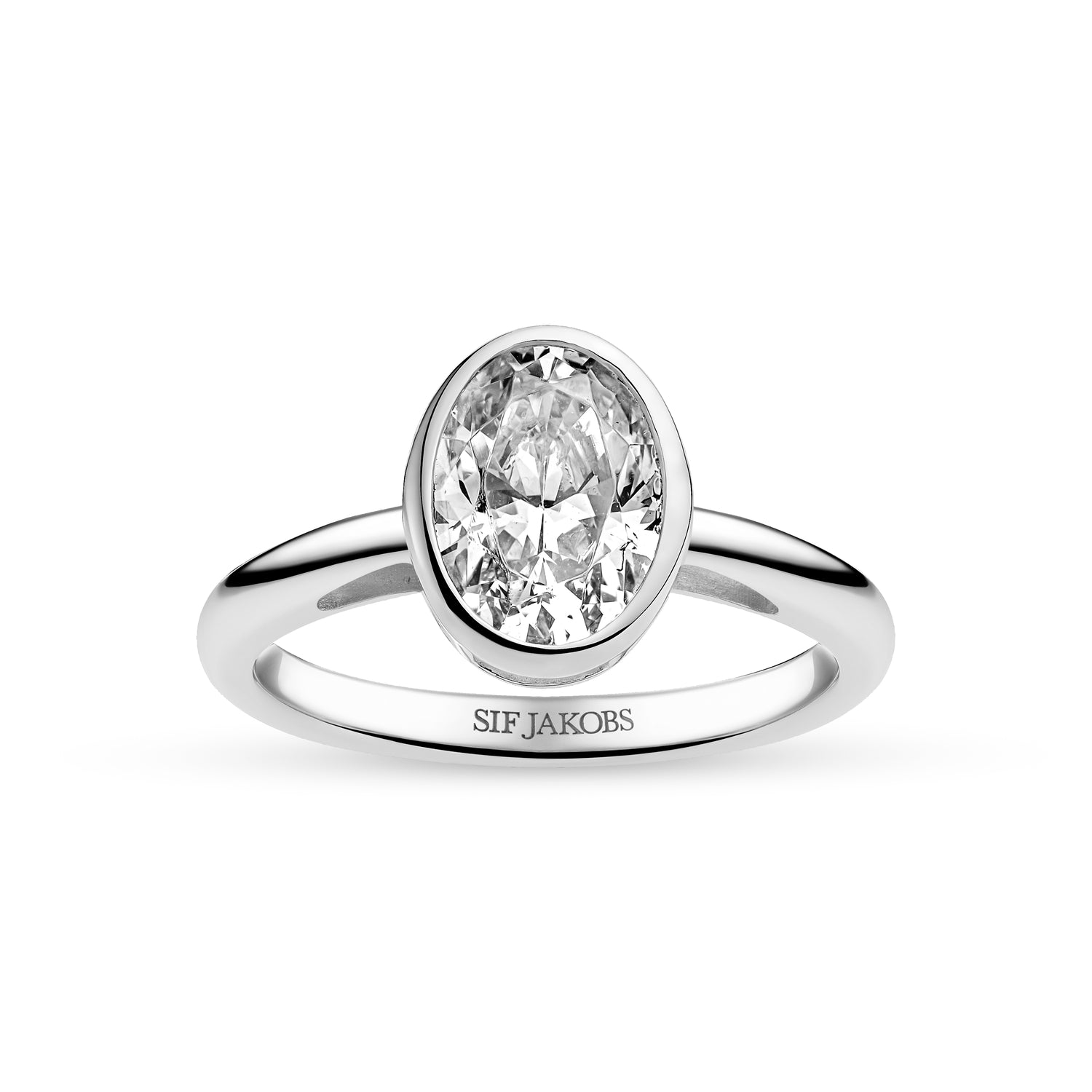 925 Sterling silver | Vit | 60, 925 Sterling silver | Vit | 58, 925 Sterling silver | Vit | 56, 925 Sterling silver | Vit | 54, 925 Sterling silver | Vit | 52, 925 Sterling silver | Vit | 50