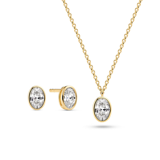 18k Guldpläterad | Vit