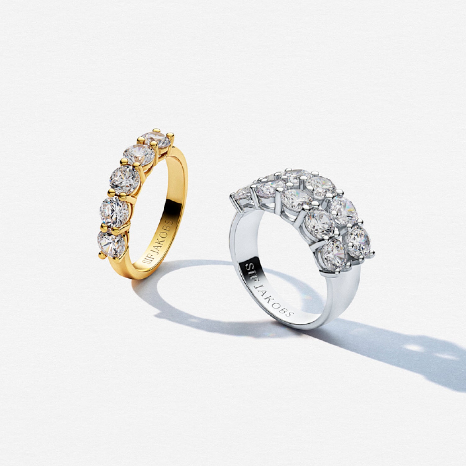 925 Sterling silver | Vit | 60, 925 Sterling silver | Vit | 58, 925 Sterling silver | Vit | 56, 925 Sterling silver | Vit | 54, 925 Sterling silver | Vit | 52, 925 Sterling silver | Vit | 50