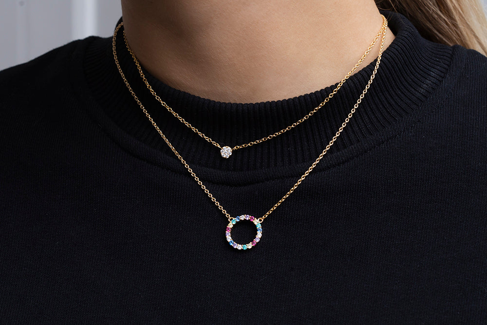 18k Guldpläterad | Rainbow | Grande