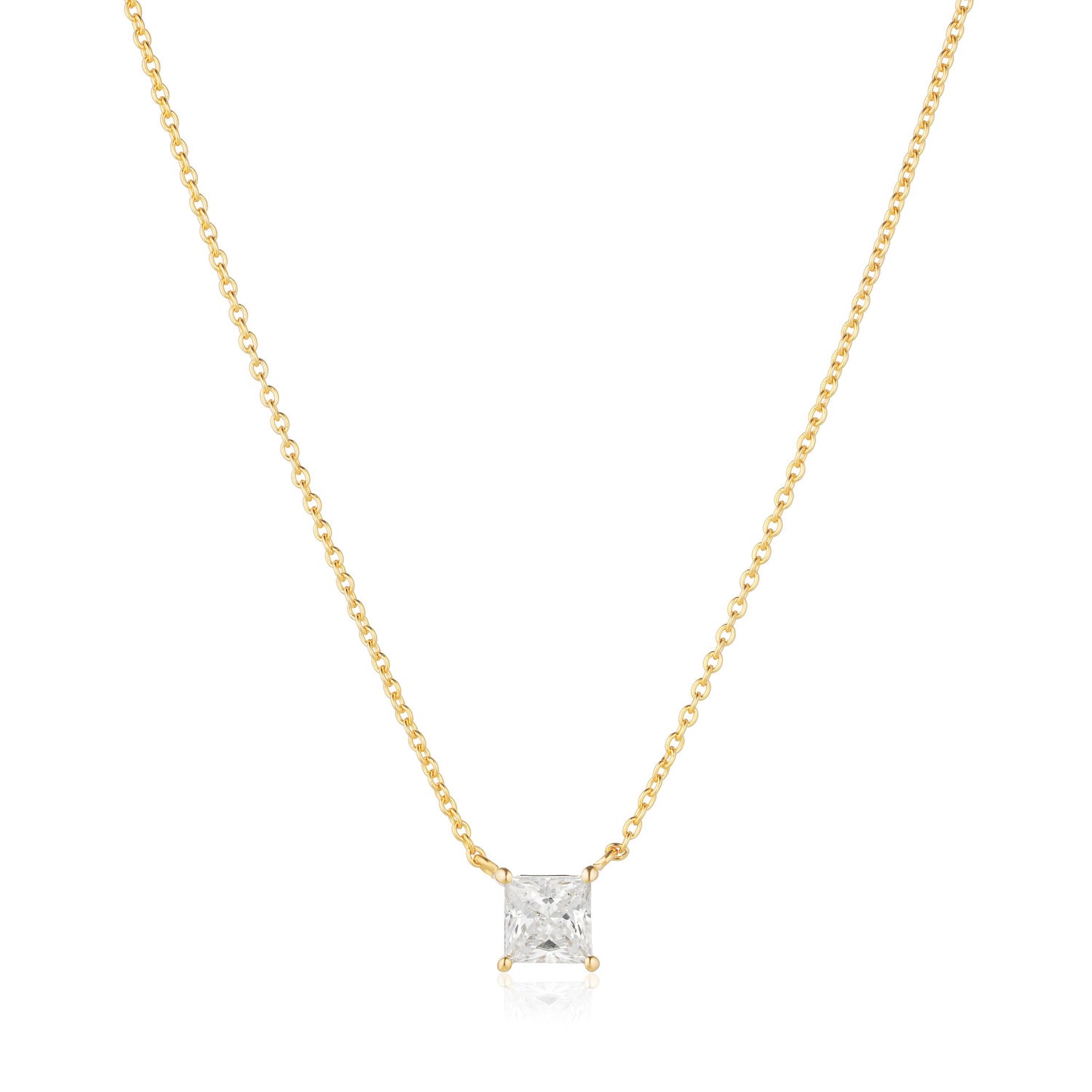 18k Guldpläterad | Vit