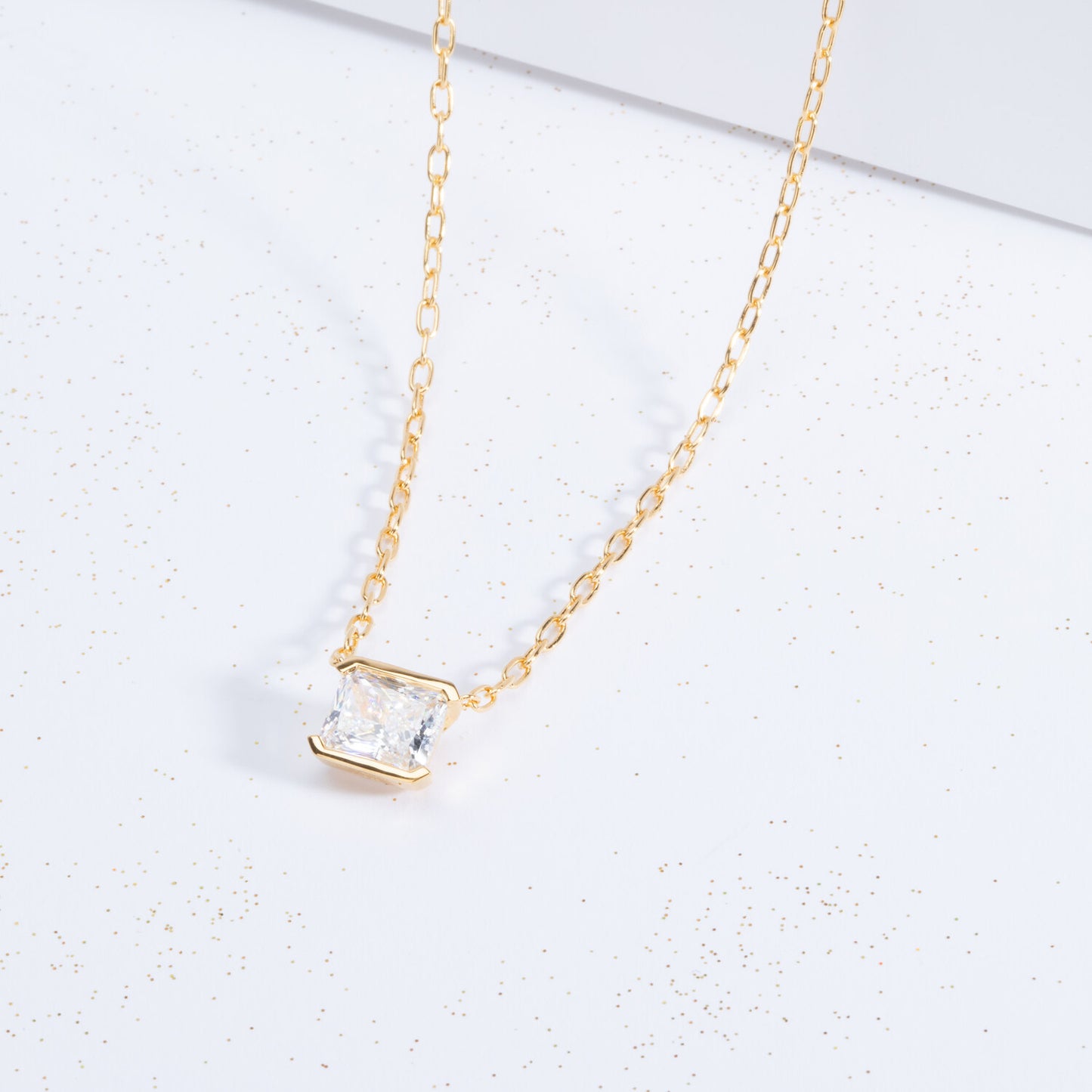 18k Guldpläterad | Vit