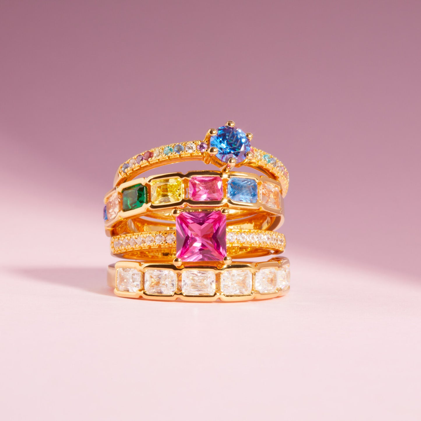 18k Guldpläterad | Rosa | 50