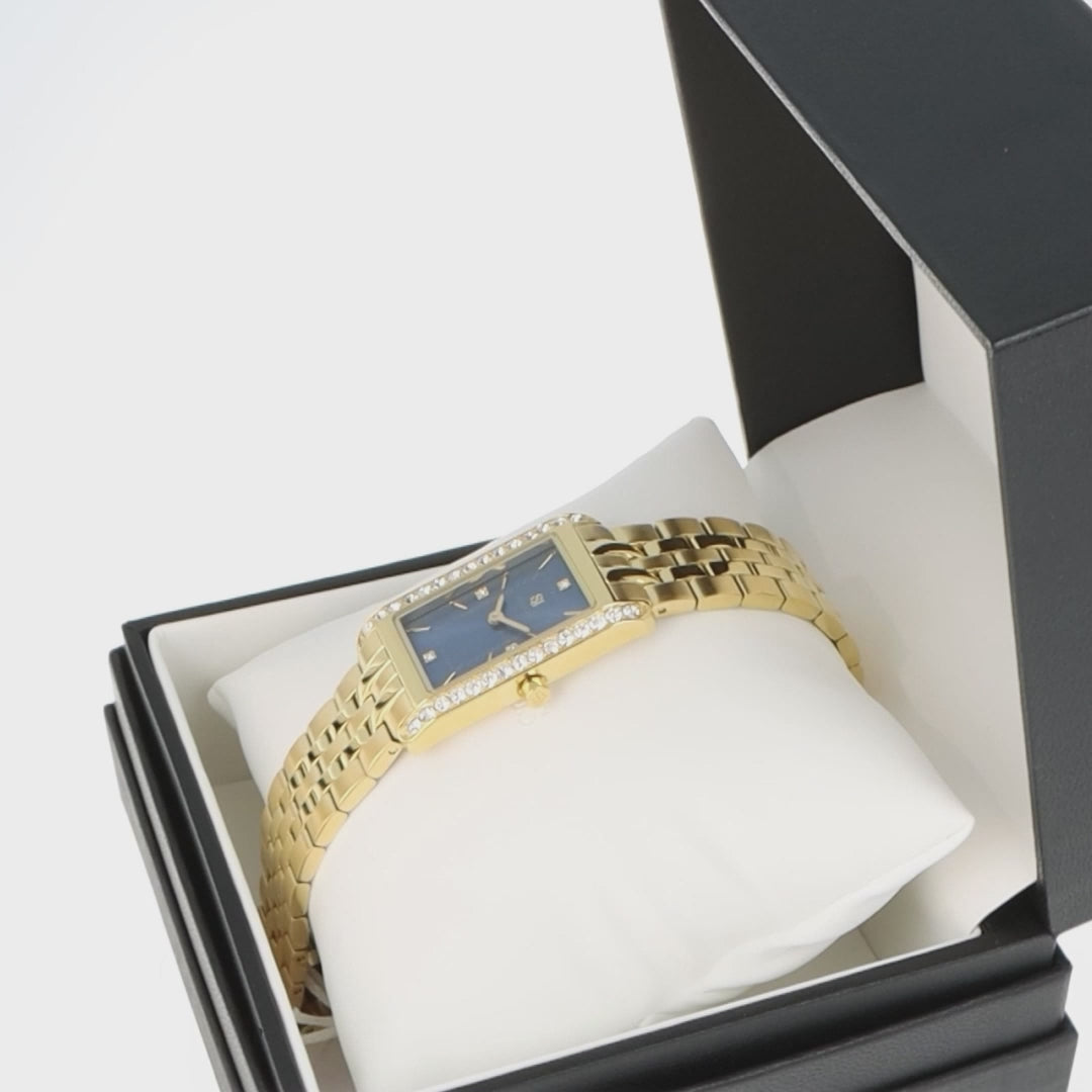Stainless steel gold | Pärlmors urtavla